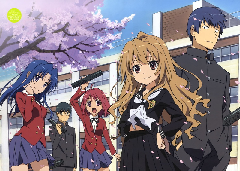1080P, mask - disguise, standing, outdoors, lifestyles, nature, human representation, Taiga Aisaka, Ryuuji Takasu, representation, Ami Kawashima, creativity