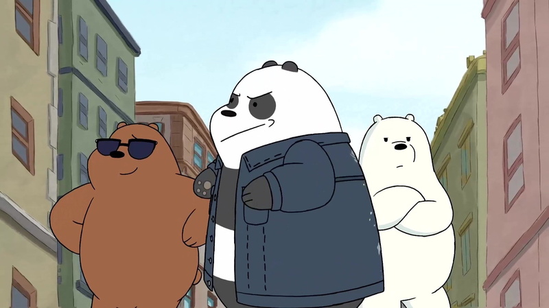 no people, building exterior, 720P, low angle view, day, window, architecture, representation, cloud - sky, sky, built structure, Capture, WeBareBears