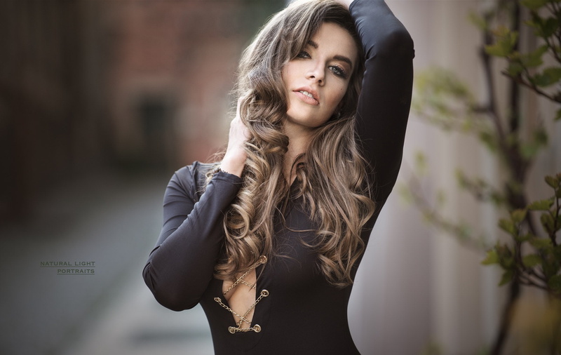 1080P, blonde, Lucie Syrohova, blue eyes, women outdoors, portrait, model, Robert Chrenka, long hair, women