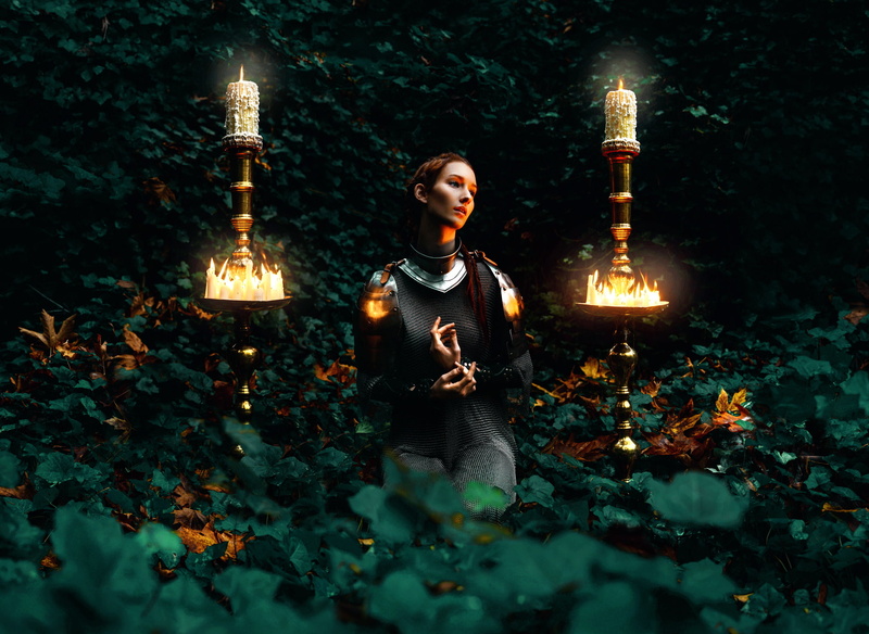 candles, 1080P, Kindra Nikole, girl, mail, armor