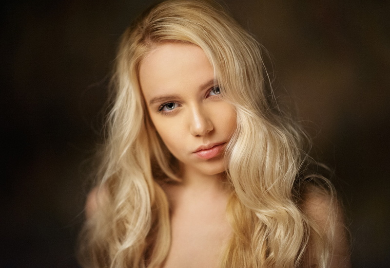 Maria Popova, model, Maxim Maximov, face, 1080P, women, blonde