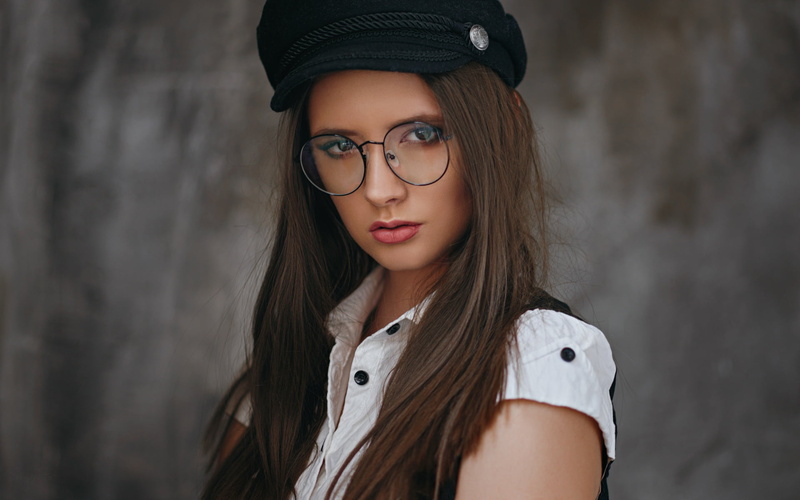1080P, glasses, Girl, Disha Shemetova, Sergey Zhirnov