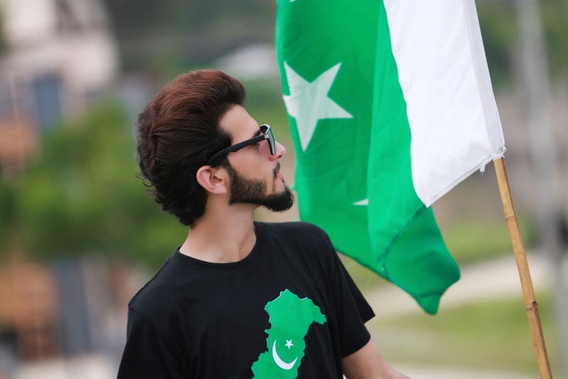 happy independence day, beard, boy, leisure activity, sunglasses, style, day, holding, male model, outdoors, patriotic, casual clothing, standing, 14 augest 1947