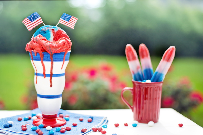 july, dom, indulgence, american, celebration, fourth, dessert, 4th of july, red, dairy product, drink, patriotic, fourth of july, food and drink, sweet food