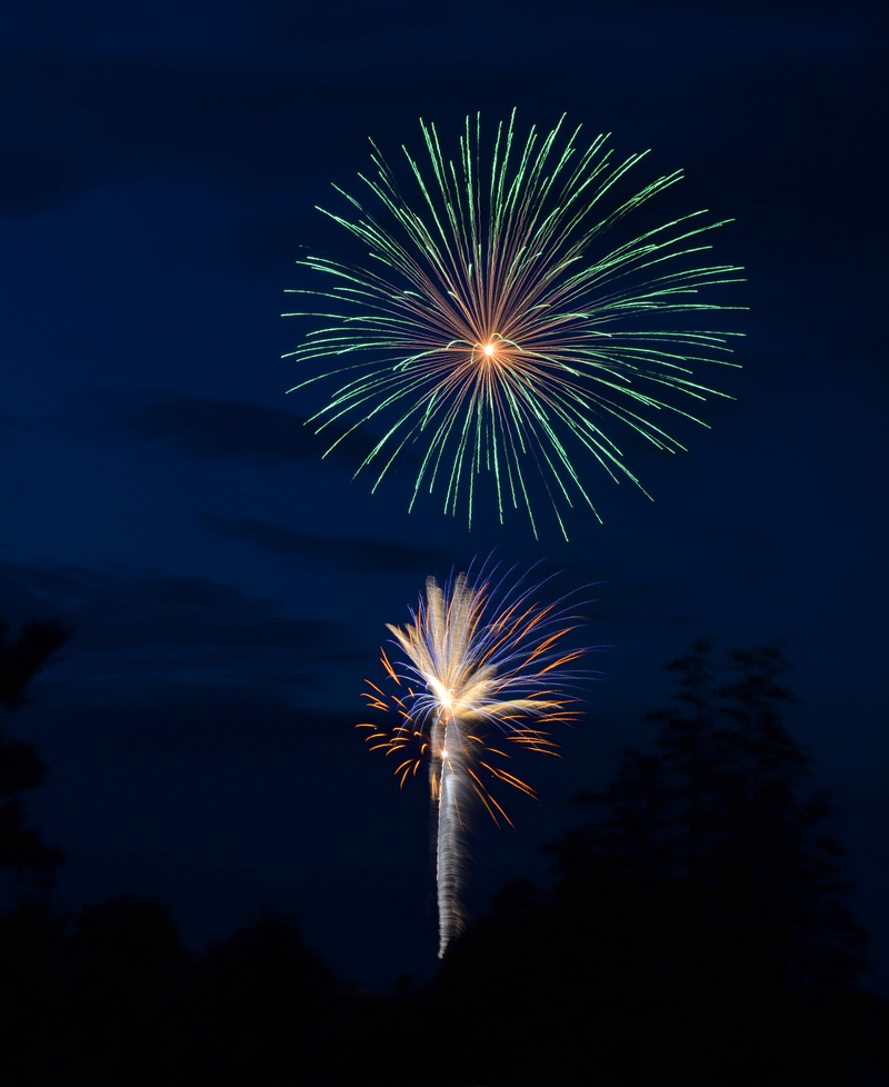 fireworks, 2K, party, glowing, firework - man made object, celebrate, explosive, outdoors, two, sparks, year, rockets, firework display, fireworks background