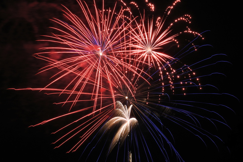 new years eve, illuminated, fourth, exploding, united states, irvine, event, long exposure, outdoors, independence, explosive, sky, sparks, no people, firework display