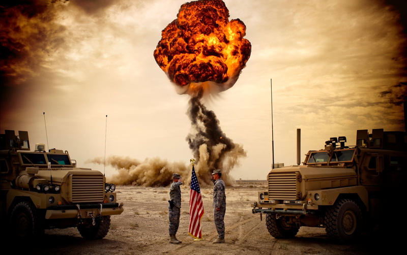 car, motor vehicle, standing, nature, front view, cloud - sky, transportation, flag, one person, united, real people, smoke - physical structure, sky, motion