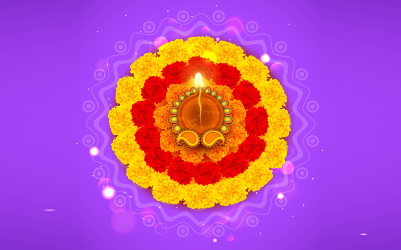 directly below, Diwali, rangoli, studio shot, no people, shape, indoors, magnification, science, flowers, circle, Festivals / Holidays, 2K, multi colored