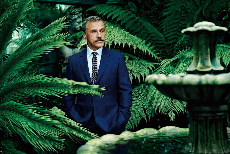Christoph Waltz, standing, well-dressed, looking at camera, suit, business person, business, front view, plant, businessman, portrait, adult, 720P, males