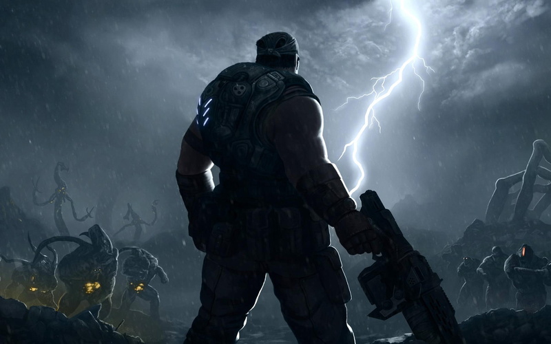 gow, games, guns, gow 3, 1080P, video games, lightning
