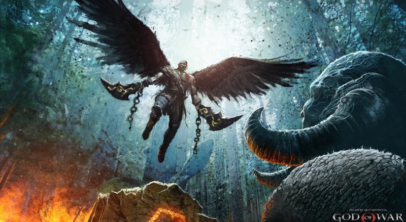 1080P, animal, Games, water, swimming, war, anger, underwater, no people, marine, animal themes, God Of War, sea life, outdoors, communication, vertebrate