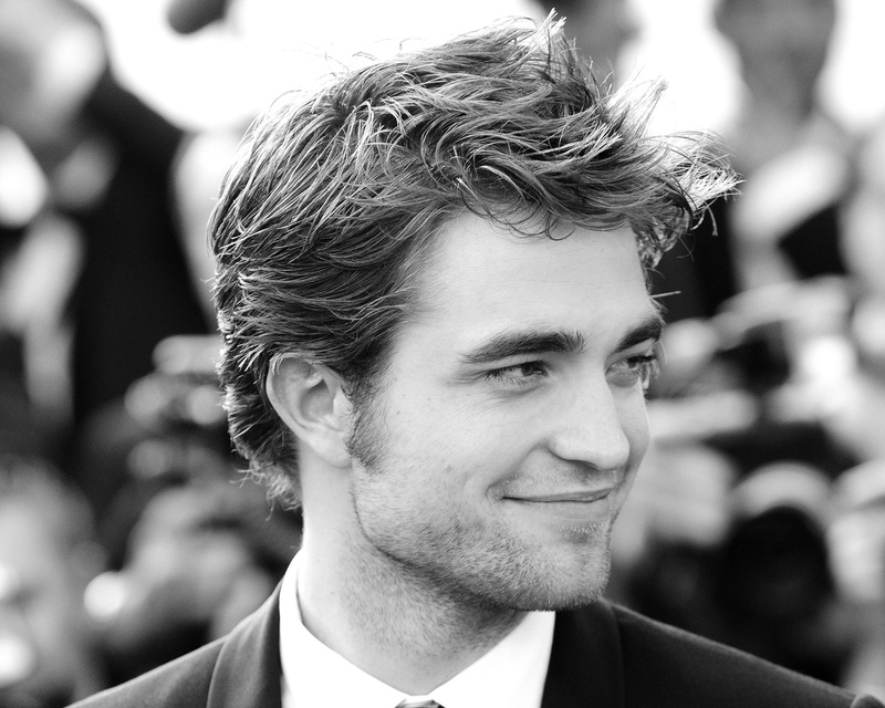 Robert Pattinson, Face, Actors, Boy, Smile, Celebrity, Actor, Black and White, Man, 1080P