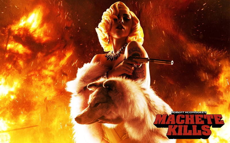 gun, wolf, lady Gaga, 1080P, muffler, machete kills
