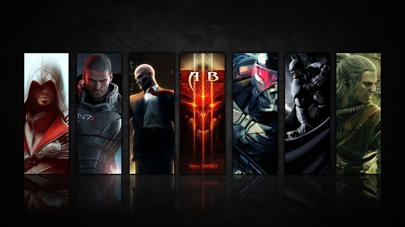 Hitman, 1080P, Mass Effect, Diablo III, Mass Effect 3, assassins creed, Batman: Arkham City, Crysis, Ezio Auditore Da Firenze, The Witcher, video games