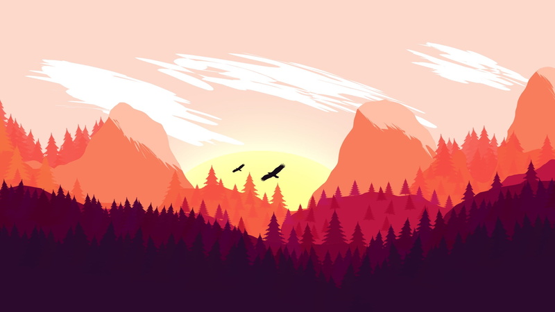 mountains, 1080P, minimalism, Mountain Pass, dom Glider, metalanguage, landscape