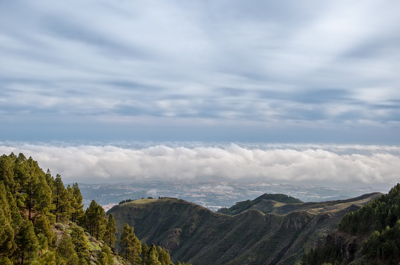 mountain, cloud - Sky, Nikon, holidays, gran canaria, daytime, media, de, forest, gran, scenics, landscape, outdoors, D90, scheck, sky, center, nature