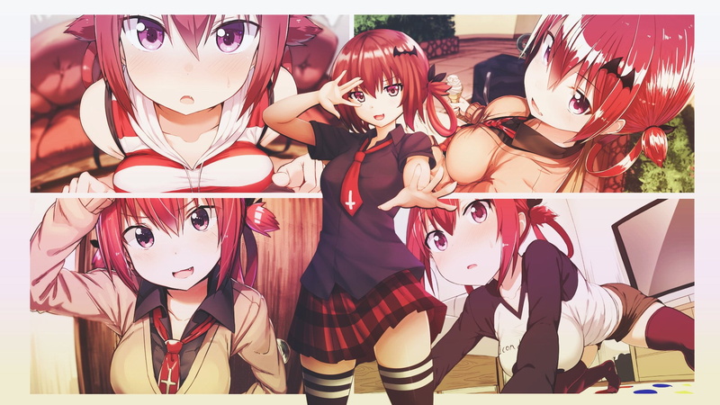 indoors, redhead, representation, school uniform, transfer print, human representation, men, red eyes, lifestyles, people, mask - disguise, day, real people