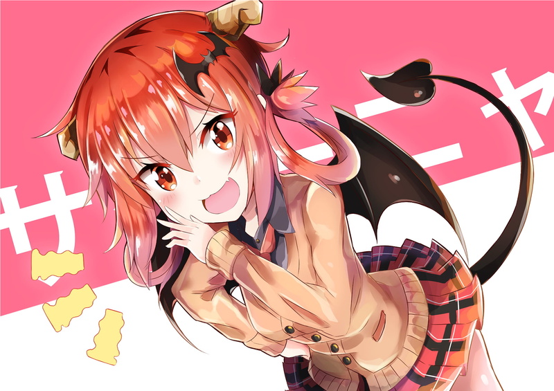 1080P, anime girls, Gabriel Dropout, Satanichia McDowell Kurumizawa