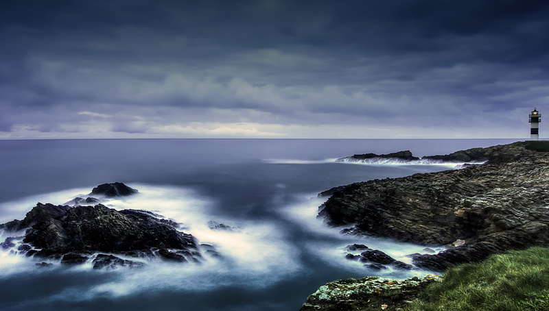 Faru, lighthouse, wave, Seda, rock - Object, landscape photography, Illa, Faro, Mar, photography, Asturies, Asturias, beach, ocean, 5K, Ribadeo, nature