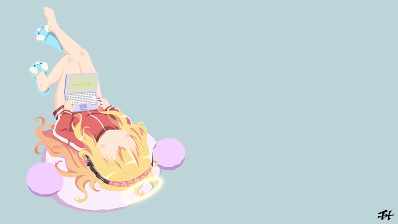 anime girls, representation, slezzy7, Gabriel Dropout, one person, side view, studio shot, still life, human limb, art and craft, copy space, fun, cut out