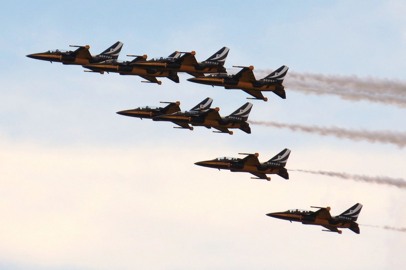team, t 50, aircrafts, air, aerobatic, south, 1080P, eagles, eagle, korean, golden, jets, black