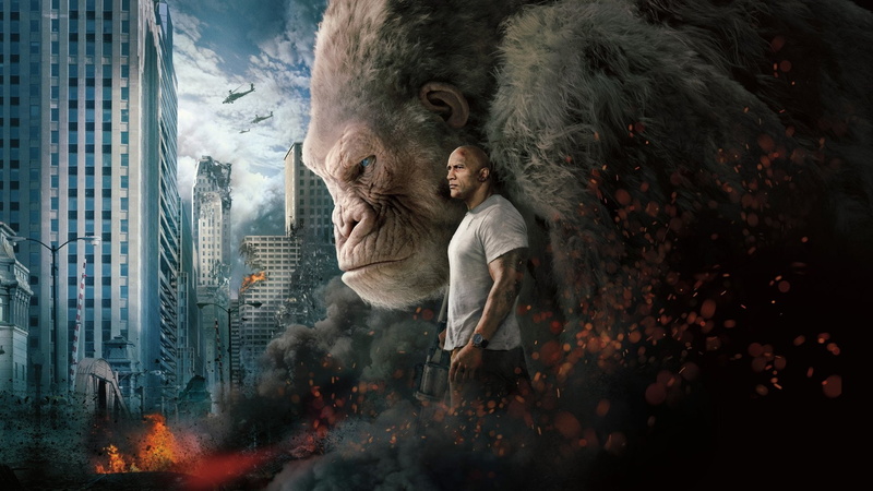 1080P, Movie, Dwayne Johnson, Rampage