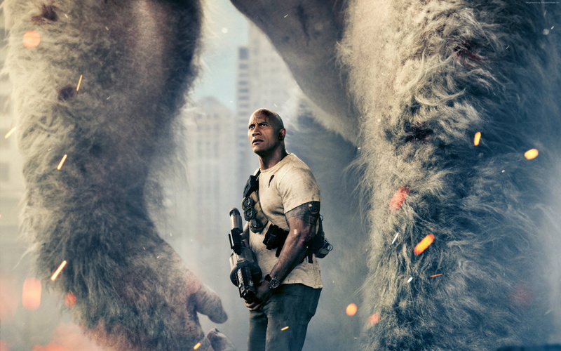 Rampage, 4k, Dwayne Johnson, 4K