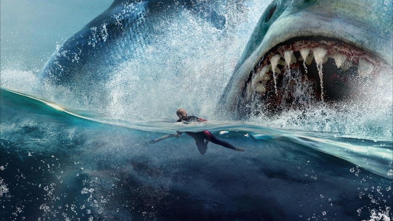 sport, The, outdoors, nature, water, animals in the wild, Statham, k, motion, Jason, sea life, leisure activity, aquatic sport, day, Meg, undersea, sea