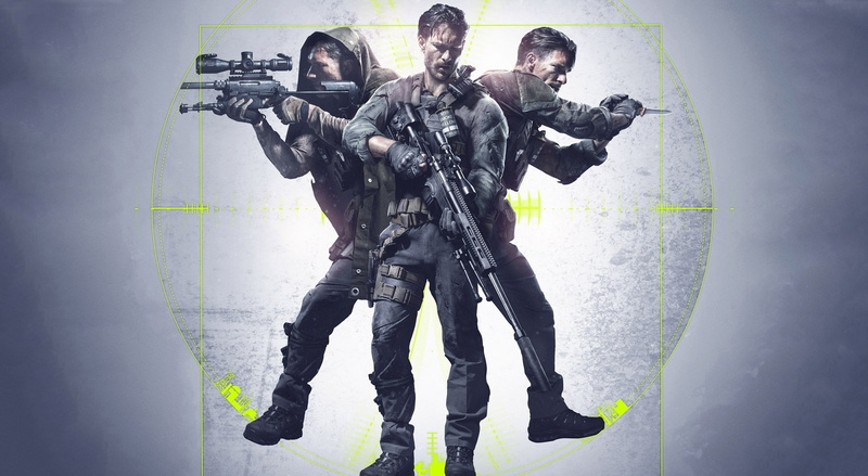 Games, army soldier, standing, uniform, rifles, sniping, art, 1080P, mid adult men, mid adult, sniper ghost warrior 3, males, weapon, three, sniper, holding