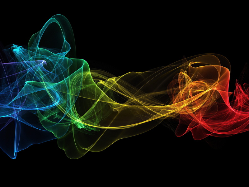 curve, smoke - physical structure, flowing, 4K, blue, complexity, turquoise colored, light, studio shot, multi colored, swirl, nature, wave pattern, creativity