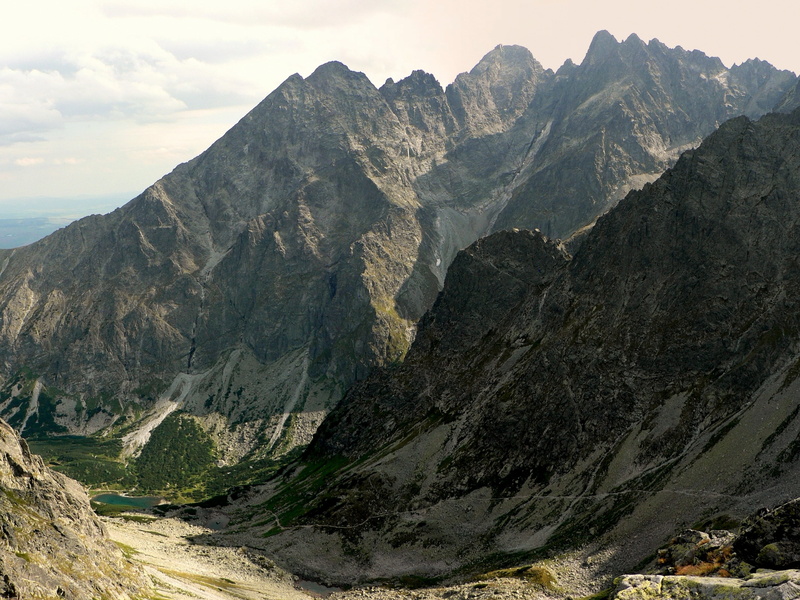 rock, geology, scenics - nature, physical geography, remote, landscape, lomnicky peak, green mountain lake, mountain, mountains, non-urban scene, photography