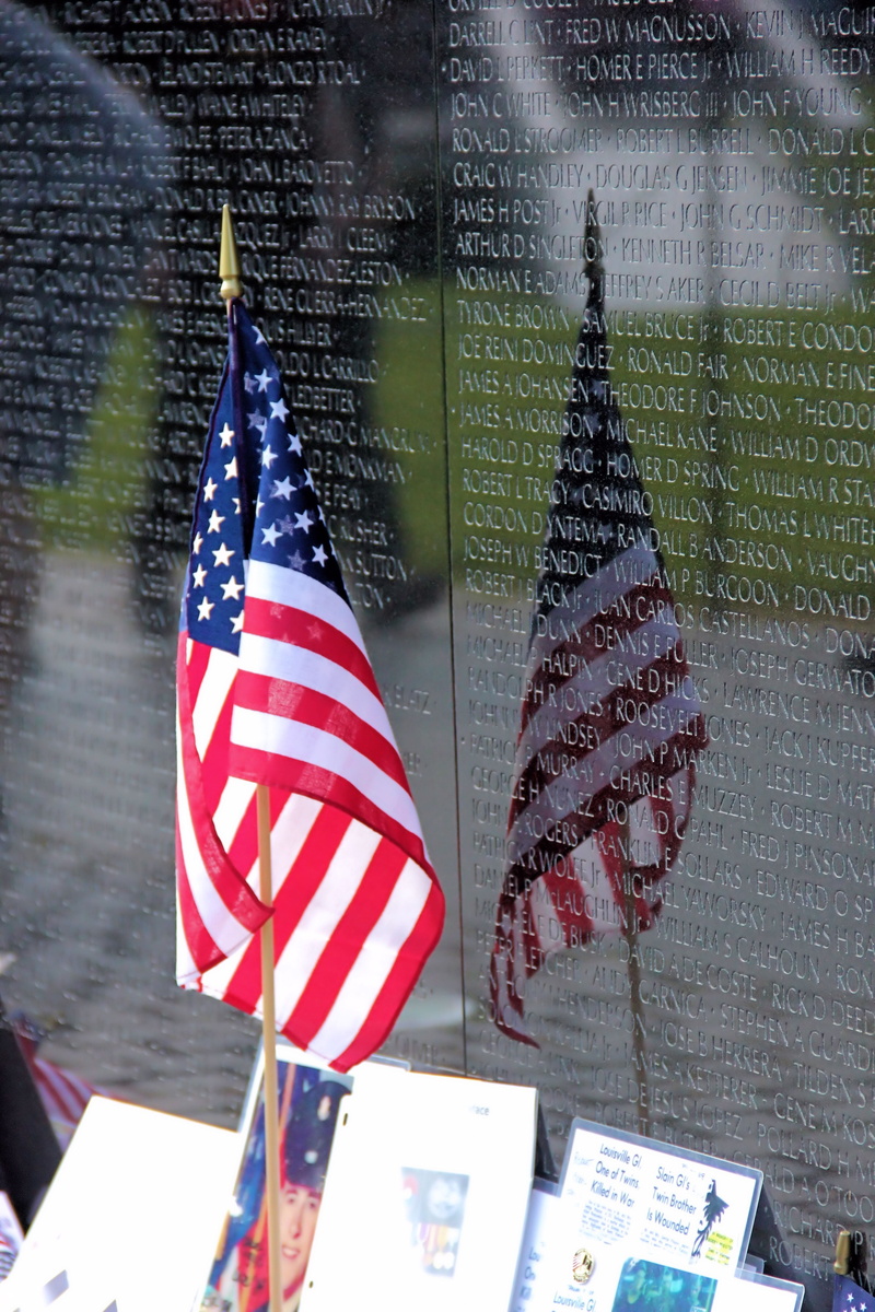 war, built structure, day, city, national icon, star shape, military, freedom, vietnam memorial, building, independence, nature, no people, flag, american