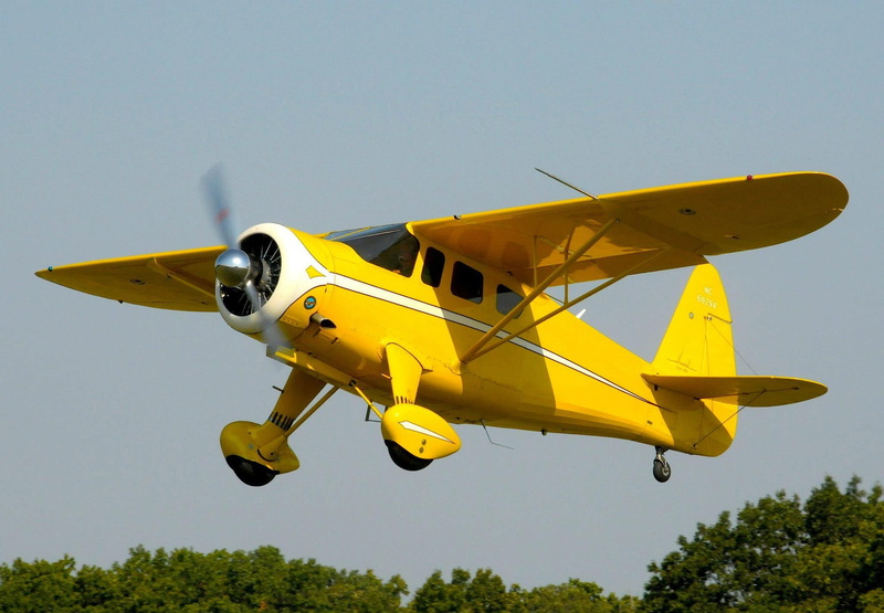 monoplane, airplane, yellow, white, veteran airplane, howard, 1080P, aircraft planes, classic aircraft, 1943, vintage aircraft