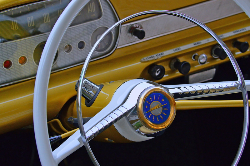 yellow, government, transportation, vintage vehicles, classic, style, transport, no people, luxury, old, 2K, control panel, car, vintage car, close-up