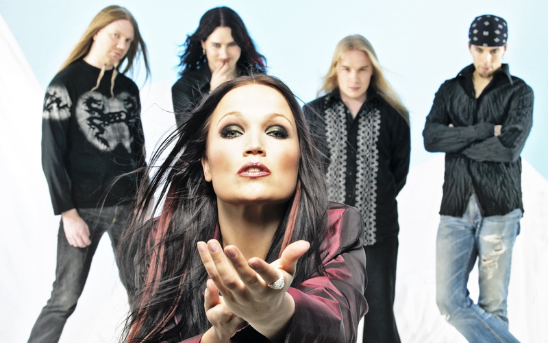 men, long Hair, nightwish, young Adult, adult, looking At Camera, clothing, cheerful, young Women, front view, beautiful, hairstyle, poster, 4K, studio Shot