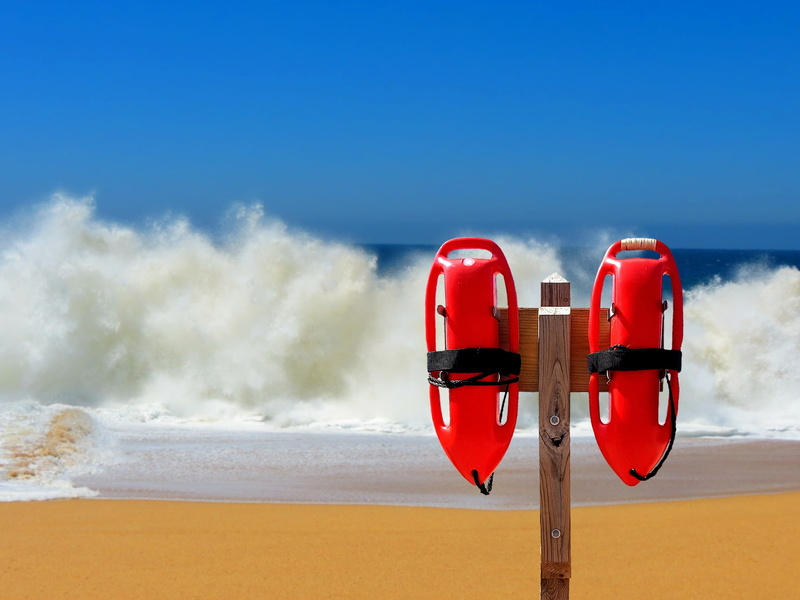 wave, water, sea, no people, security, sky, day, beauty in nature, outdoors, rescue, guard, horizon, motion, land, lifebelt, scenics - nature, blue, horizon over water