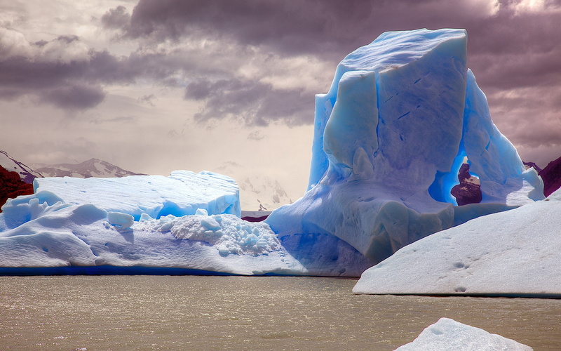 2K, melting, iceberg, snow, landscape, cold - Temperature, cold temperature, outdoors, water, tranquility, lagoon, sky, winter, jokulsarlon Lagoon, glacier