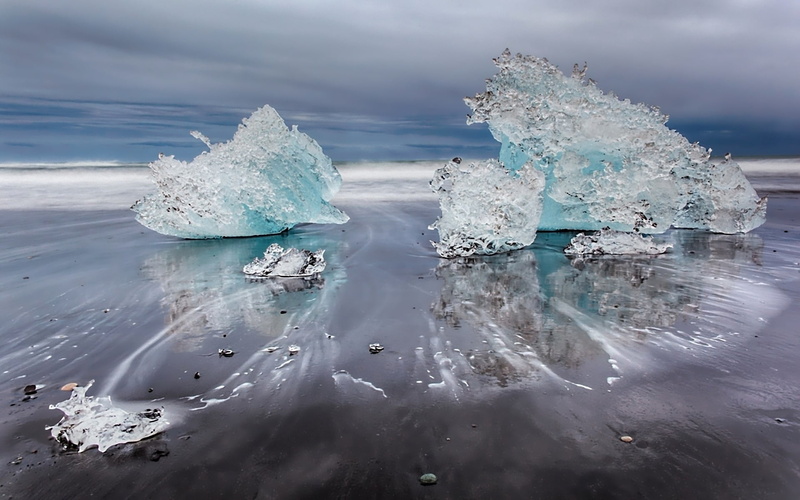 iceberg, weather, cold, tranquil scene, lagoon, sea, cold temperature, backgrounds, season, boulders, 1080P, arctic, ice, white, snow, nature, melting