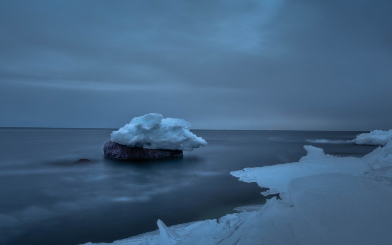 moody Sky, non-urban scene, sea, scenics - nature, tranquility, dark, tranquil scene, ice, cold - Temperature, landscape, stone, iceber, iceland, beauty In Nature