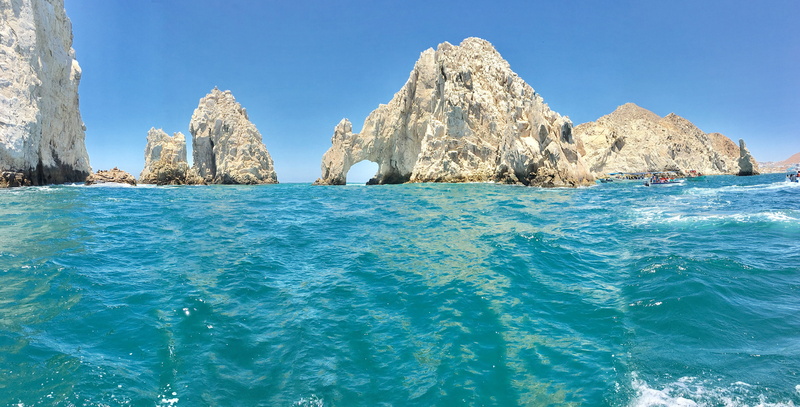 grey, los cabos, turquoise colored, solid, blue, cape, rock - object, water, sea, costa, rock, mountain, tranquility, tranquil scene, arc, clear sky, under the blue sky
