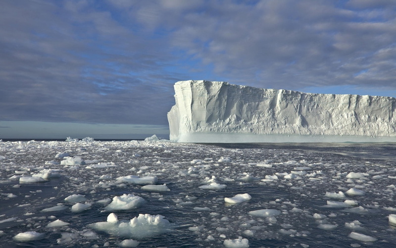 sea, snow, ice, ice berg, 1080P, nature