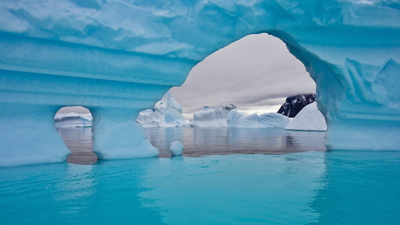 sea, Arctic, ice, 1080P, water