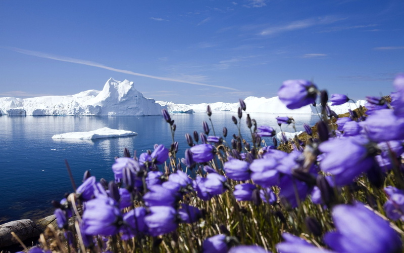 nordic landscapes, ice, spring, landscape, iceberg, nature, 1080P