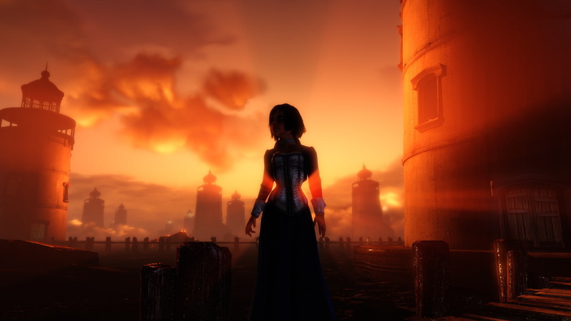 Elizabeth (BioShock), video games, BioShock, 1080P, BioShock Infinite, lighthouse