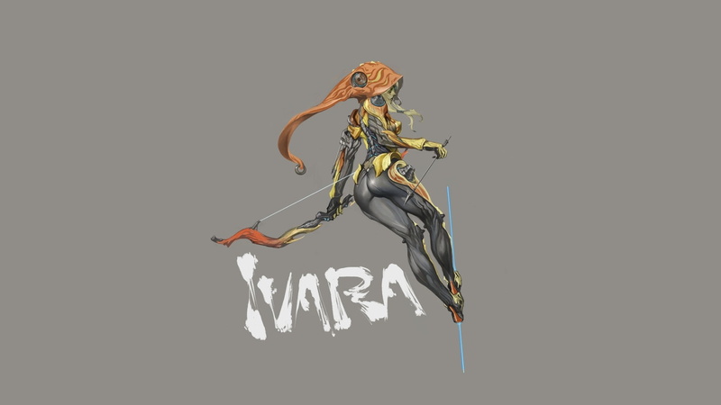 cut out, studio shot, black background, 1080P, video games, technology, communication, sign, illustration, Ivara (Warframe), motion, indoors, copy space