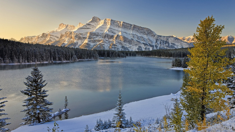 n, lake, alberta, 2K, banff, National Parks, jack, two, p