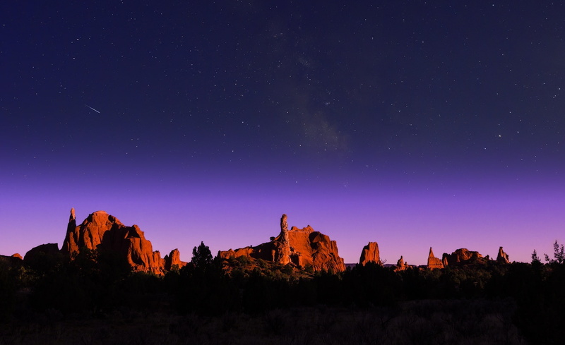State, Stars, Desert, geology, photo, physical geography, night, scenics - nature, landscape, kane, solid, 1080P, sky, eroded, kodachrome, Lights, Utah