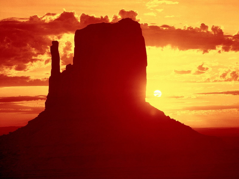 uSA, monument Valley Tribal Park, monument Valley, rock Formation, orange Color, clouds, canyon, cloud - Sky, sunset, utah, desert, southwest USA, famous Place