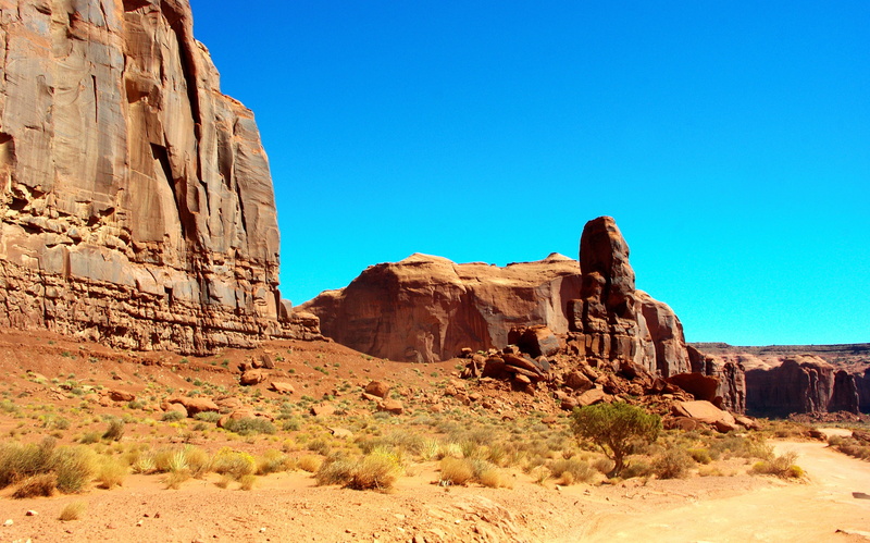 arizona, landscape, united states, southwest USA, tourist site, land, monument Valley Tribal Park, red Rocks, butte - Rocky Outcrop, formation, stone - Object