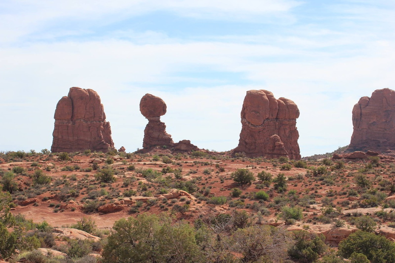 stack rock, monument Valley, scenics - nature, desert, climate, beauty in nature, yellow ground, rock, eroded, travel destinations, travel, non-urban scene